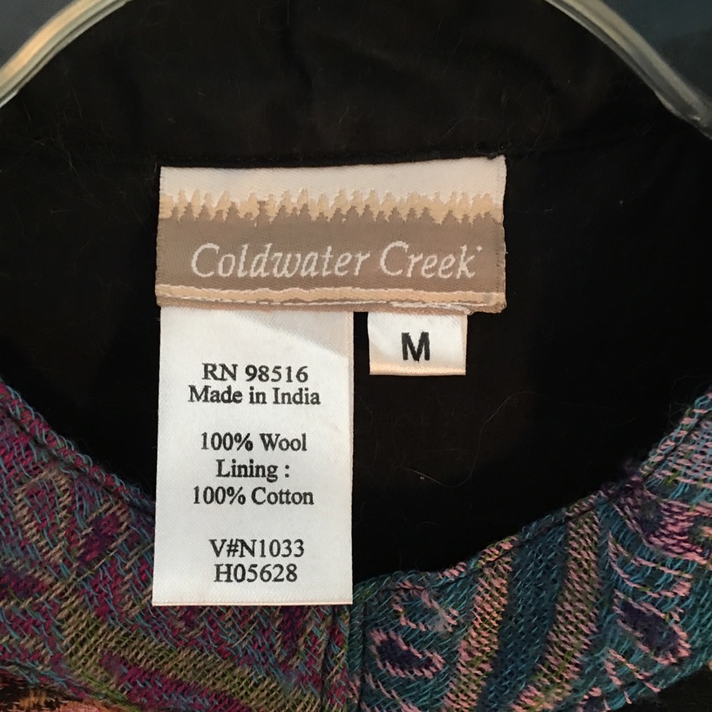 Coldwater Creek Patchwork Vest - Picture 3 of 5